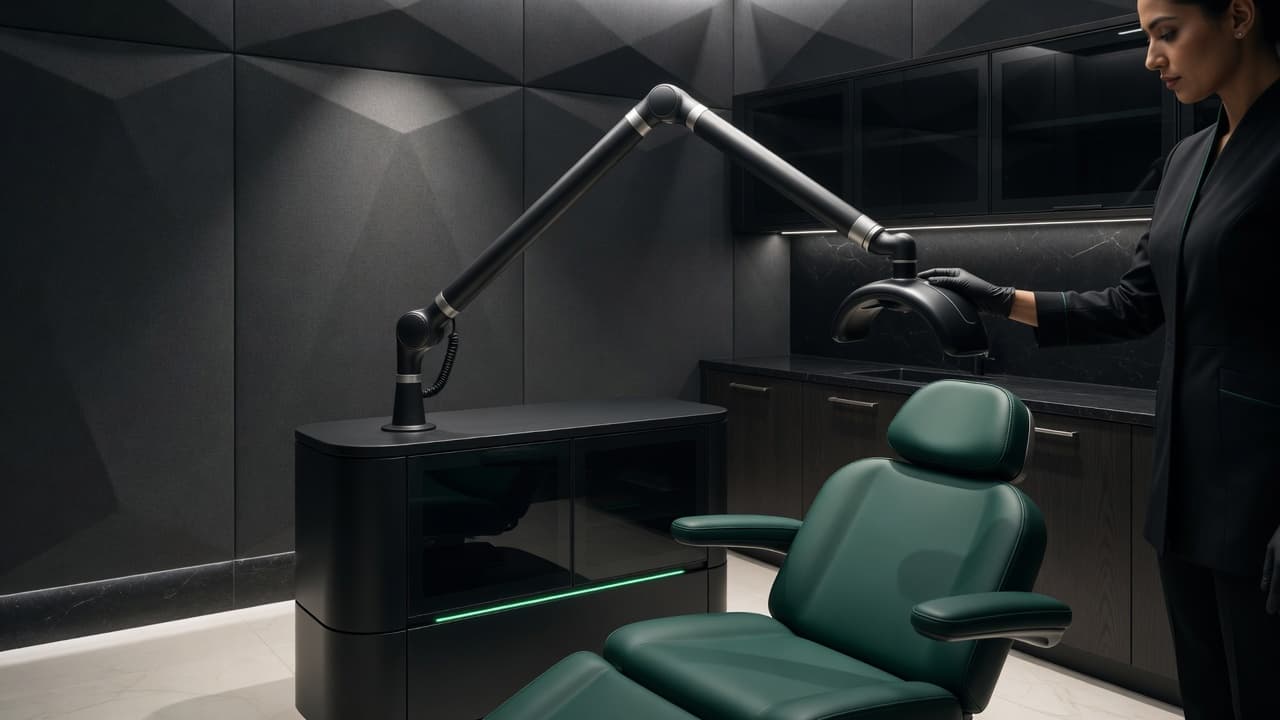 Specialized neuromodulation technology in a clinical treatment room